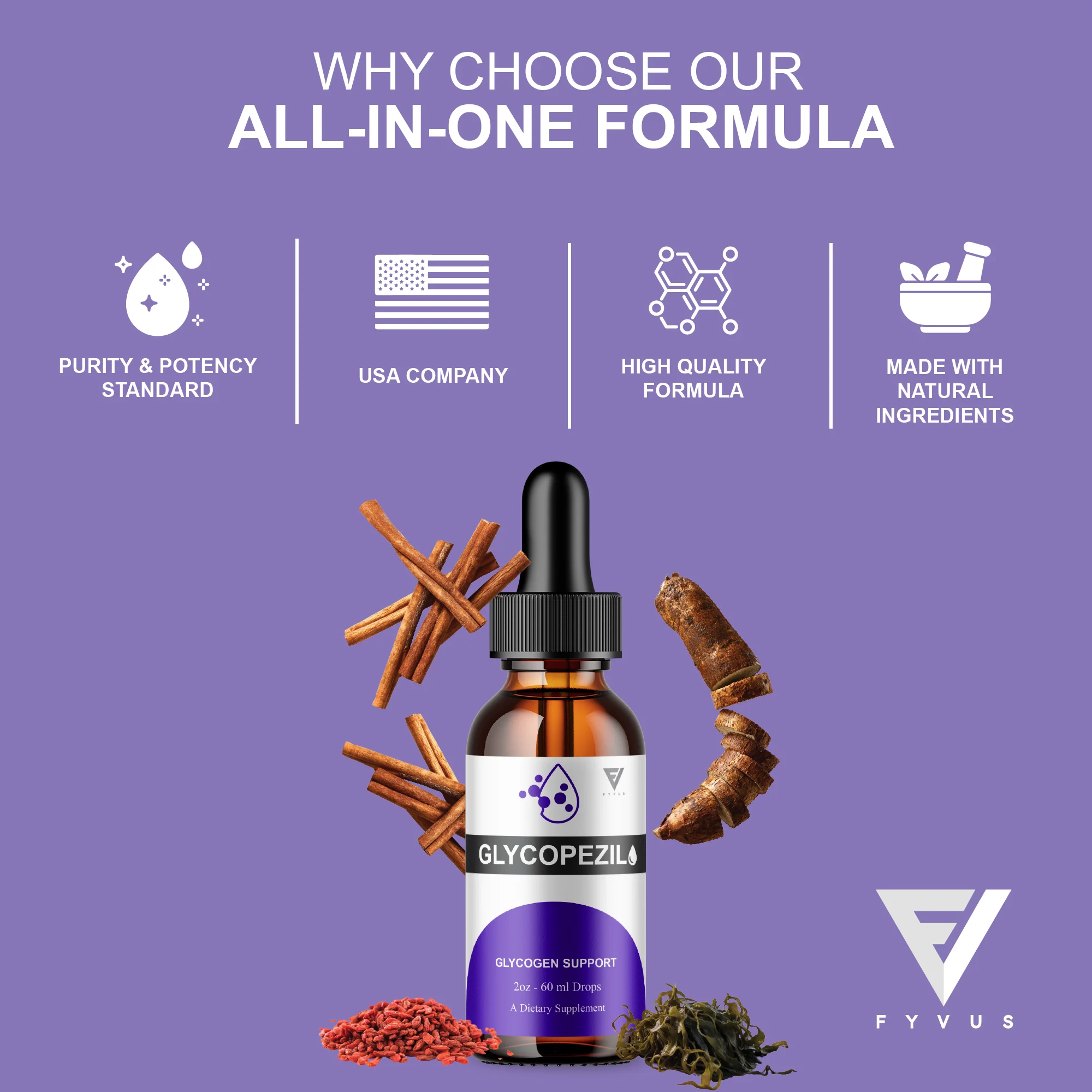 Detailed GlycoPezil ingredient presentation